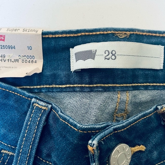 Levi's Blue Skinny Jeans Classic Style - Picture 2 of 5